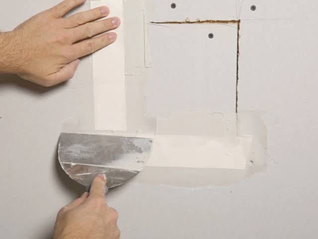 Drywall patch repair before texture and paint in Mountain Grove, MO